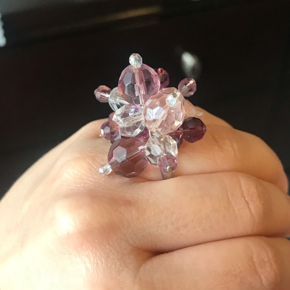NEW Sterling Silver Crystal Ring - Picture 2 of 9